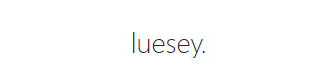 luesey 로고